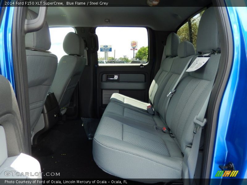 Rear Seat of 2014 F150 XLT SuperCrew