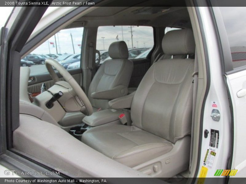 Arctic Frost Pearl / Fawn 2008 Toyota Sienna XLE