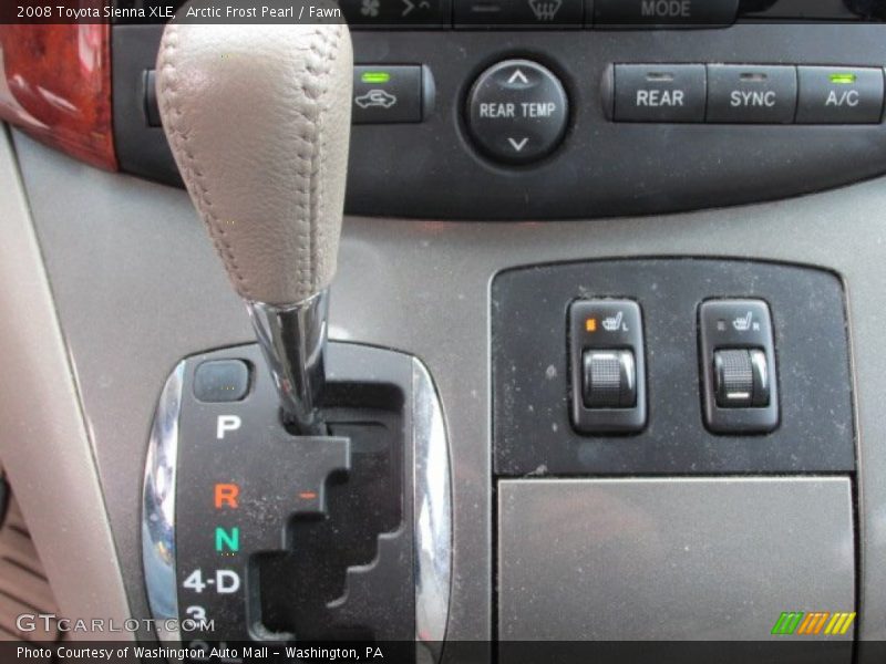 Arctic Frost Pearl / Fawn 2008 Toyota Sienna XLE