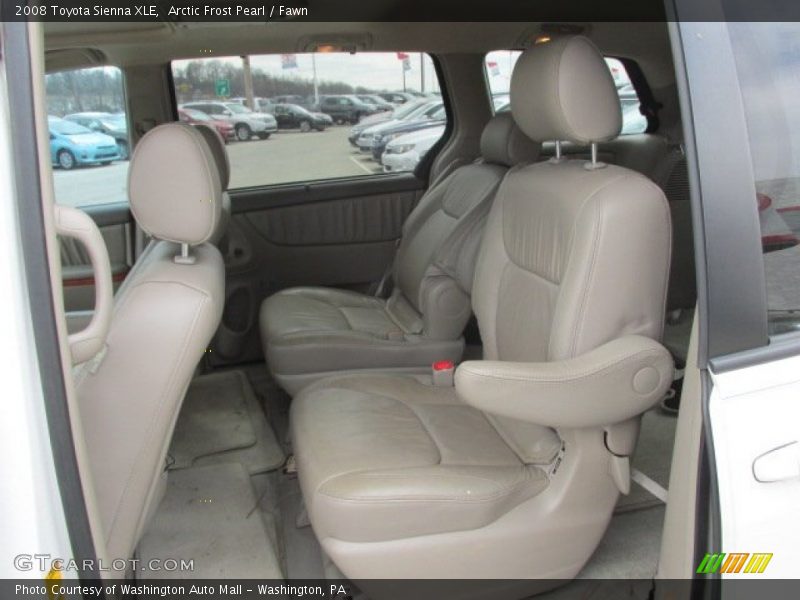 Arctic Frost Pearl / Fawn 2008 Toyota Sienna XLE
