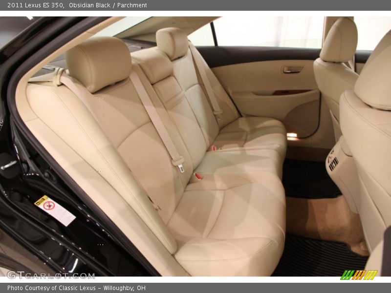 Obsidian Black / Parchment 2011 Lexus ES 350