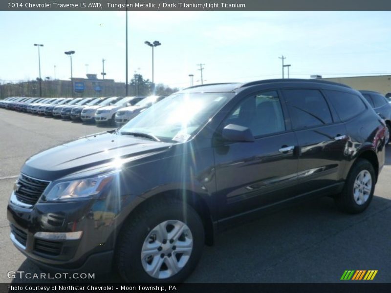 Tungsten Metallic / Dark Titanium/Light Titanium 2014 Chevrolet Traverse LS AWD
