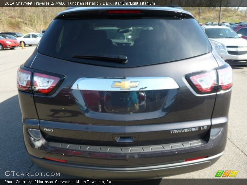 Tungsten Metallic / Dark Titanium/Light Titanium 2014 Chevrolet Traverse LS AWD
