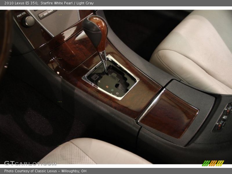 Starfire White Pearl / Light Gray 2010 Lexus ES 350
