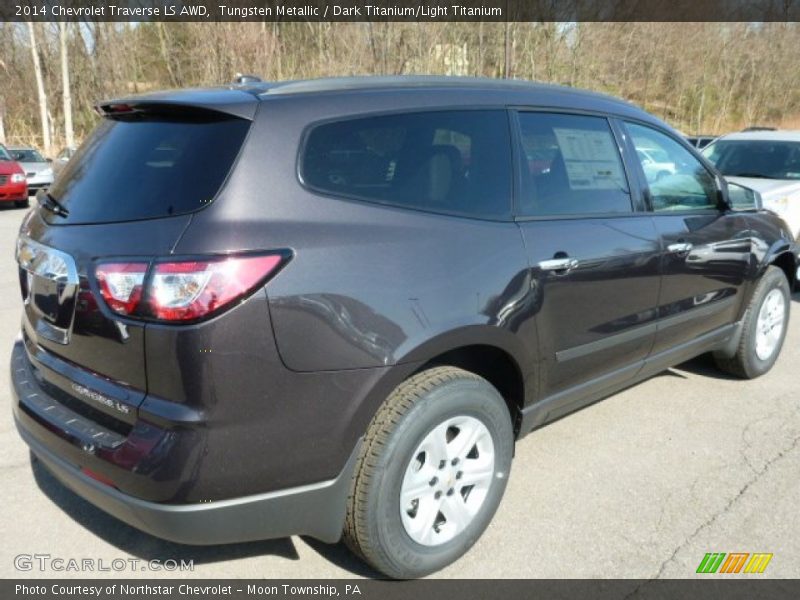 Tungsten Metallic / Dark Titanium/Light Titanium 2014 Chevrolet Traverse LS AWD
