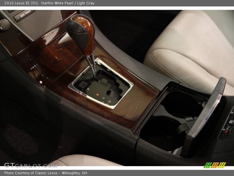 Starfire White Pearl / Light Gray 2010 Lexus ES 350