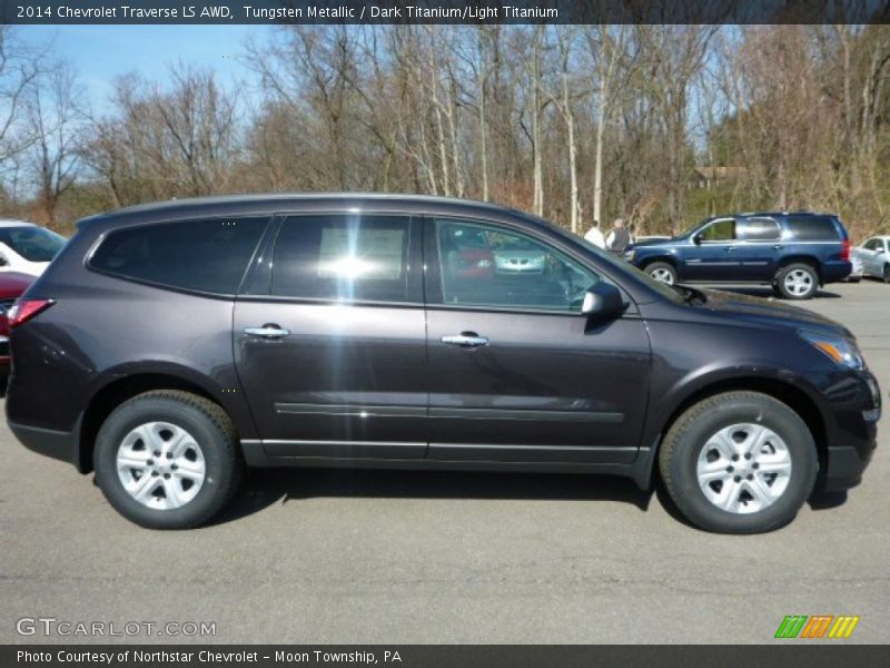 Tungsten Metallic / Dark Titanium/Light Titanium 2014 Chevrolet Traverse LS AWD