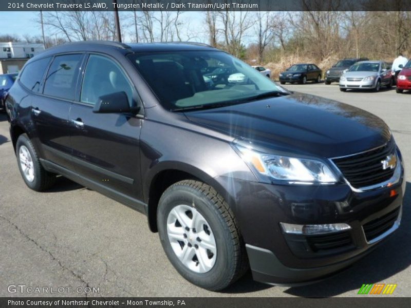 Tungsten Metallic / Dark Titanium/Light Titanium 2014 Chevrolet Traverse LS AWD