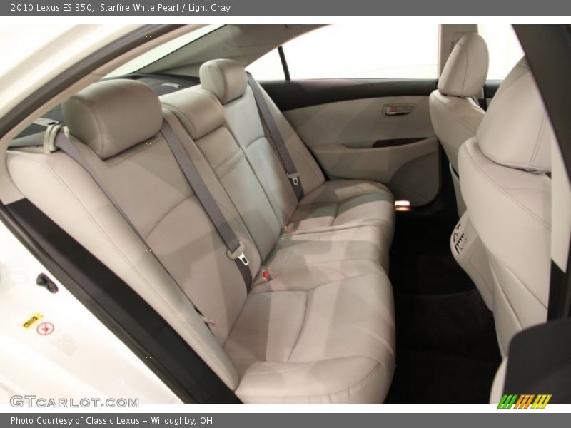 Starfire White Pearl / Light Gray 2010 Lexus ES 350