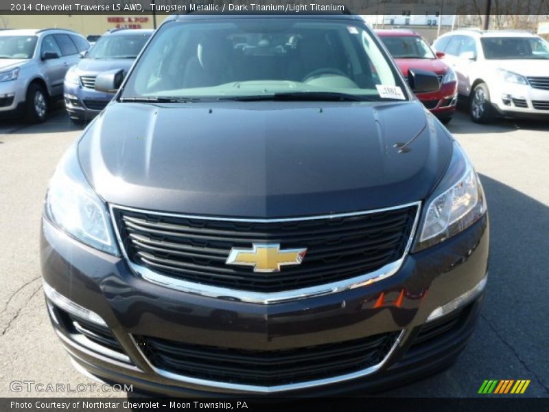 Tungsten Metallic / Dark Titanium/Light Titanium 2014 Chevrolet Traverse LS AWD