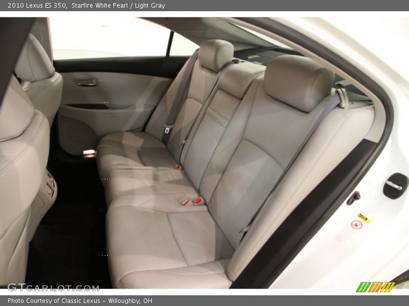 Starfire White Pearl / Light Gray 2010 Lexus ES 350
