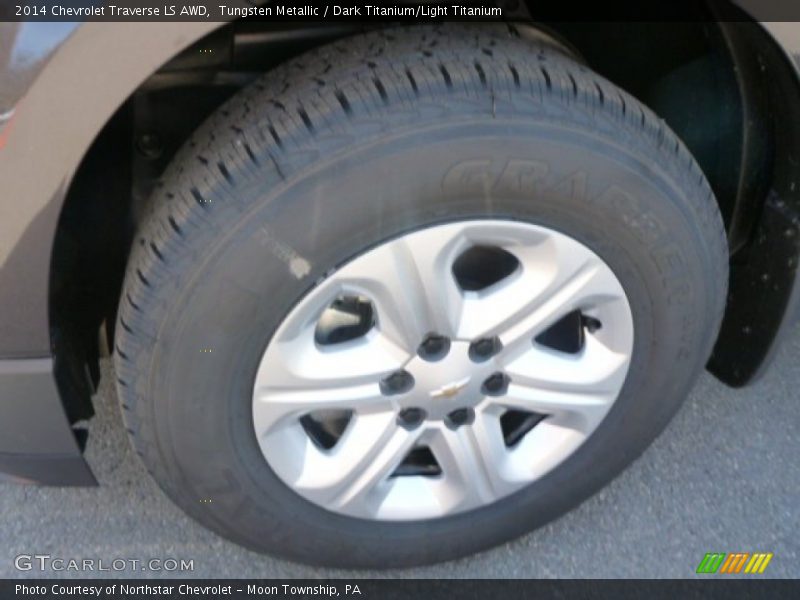 Tungsten Metallic / Dark Titanium/Light Titanium 2014 Chevrolet Traverse LS AWD