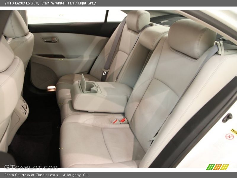 Starfire White Pearl / Light Gray 2010 Lexus ES 350