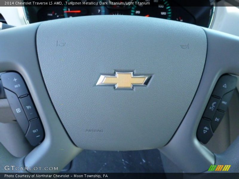 Tungsten Metallic / Dark Titanium/Light Titanium 2014 Chevrolet Traverse LS AWD