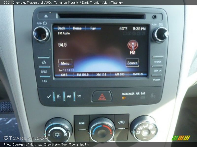Tungsten Metallic / Dark Titanium/Light Titanium 2014 Chevrolet Traverse LS AWD