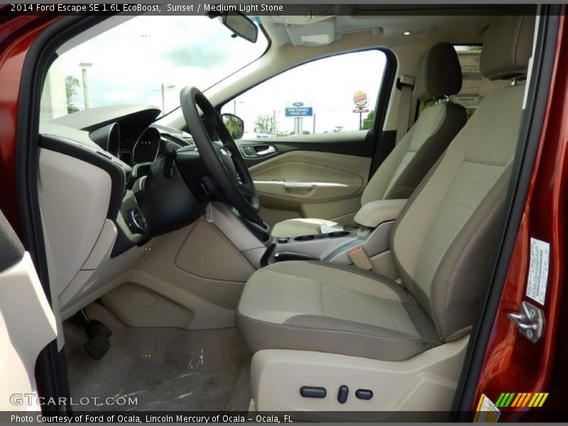 Sunset / Medium Light Stone 2014 Ford Escape SE 1.6L EcoBoost