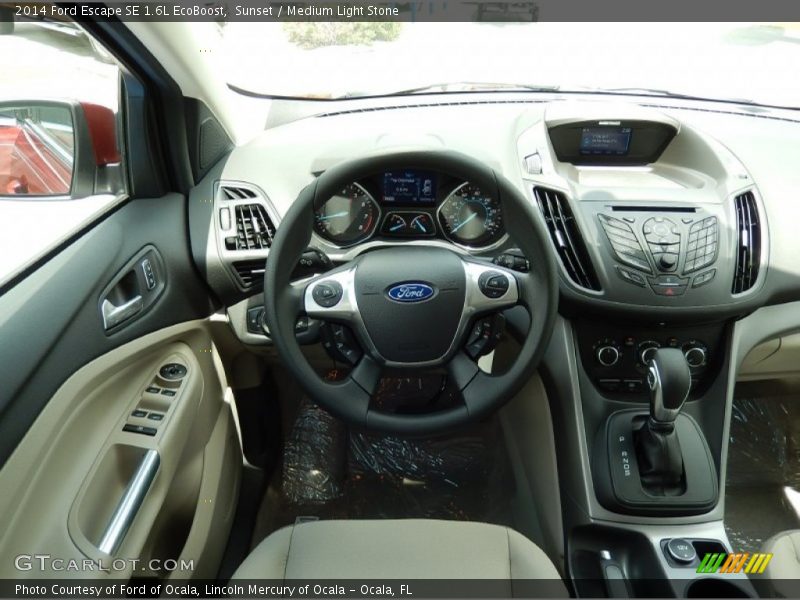 Sunset / Medium Light Stone 2014 Ford Escape SE 1.6L EcoBoost
