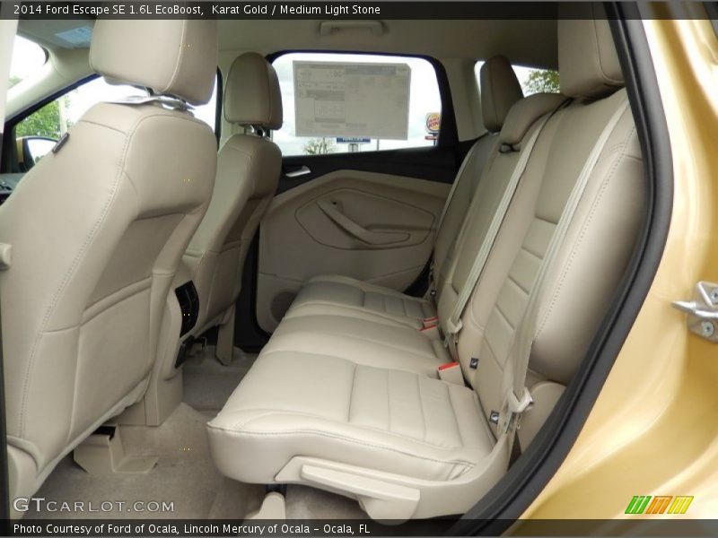 Rear Seat of 2014 Escape SE 1.6L EcoBoost