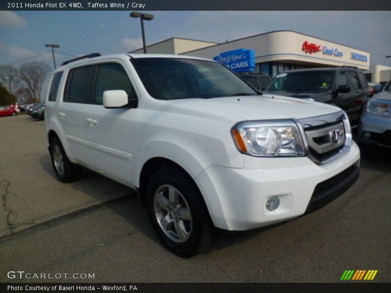 Taffeta White / Gray 2011 Honda Pilot EX 4WD