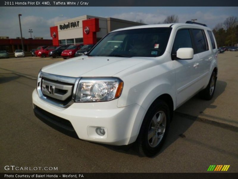 Taffeta White / Gray 2011 Honda Pilot EX 4WD