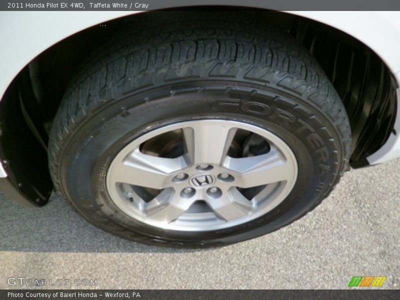 Taffeta White / Gray 2011 Honda Pilot EX 4WD