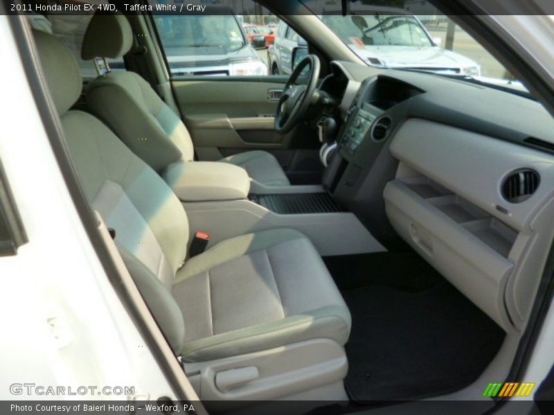 Taffeta White / Gray 2011 Honda Pilot EX 4WD