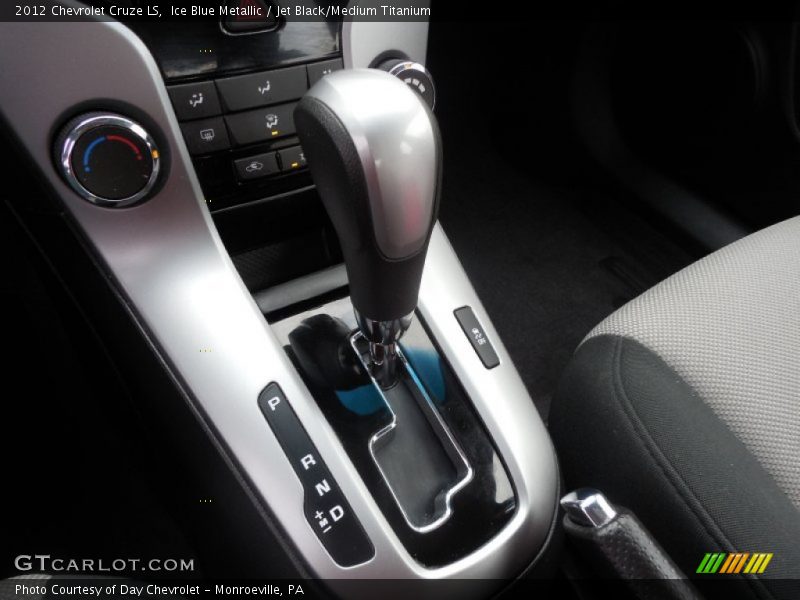 Ice Blue Metallic / Jet Black/Medium Titanium 2012 Chevrolet Cruze LS