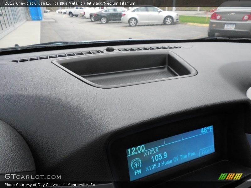 Ice Blue Metallic / Jet Black/Medium Titanium 2012 Chevrolet Cruze LS