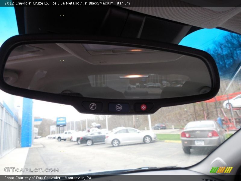 Ice Blue Metallic / Jet Black/Medium Titanium 2012 Chevrolet Cruze LS