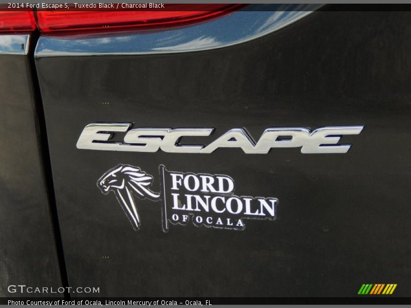 Tuxedo Black / Charcoal Black 2014 Ford Escape S