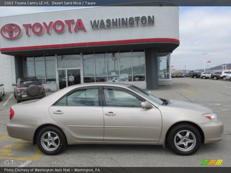 Desert Sand Mica / Taupe 2003 Toyota Camry LE V6