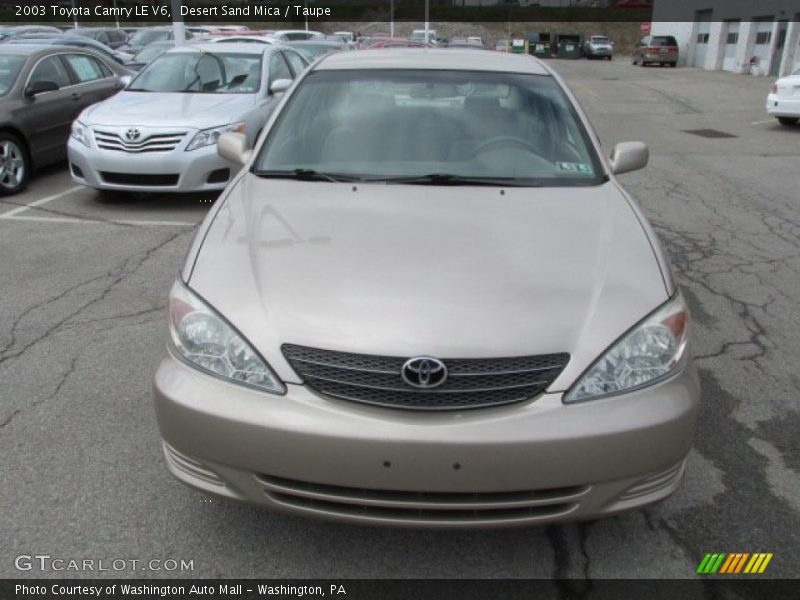 Desert Sand Mica / Taupe 2003 Toyota Camry LE V6