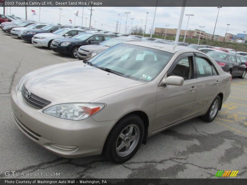 Desert Sand Mica / Taupe 2003 Toyota Camry LE V6