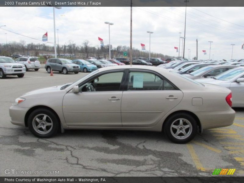 Desert Sand Mica / Taupe 2003 Toyota Camry LE V6