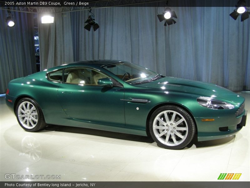 Green / Beige 2005 Aston Martin DB9 Coupe