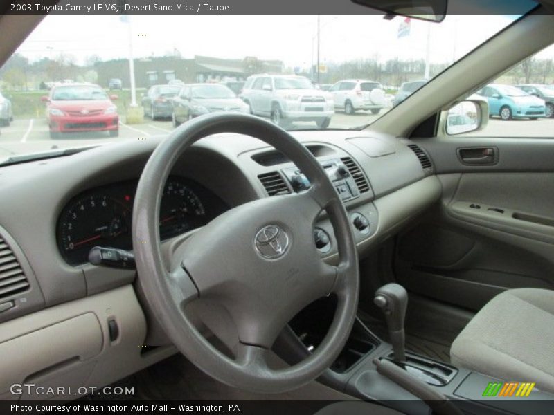 Desert Sand Mica / Taupe 2003 Toyota Camry LE V6