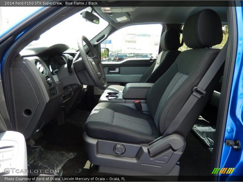 Blue Flame / Black 2014 Ford F150 STX SuperCrew