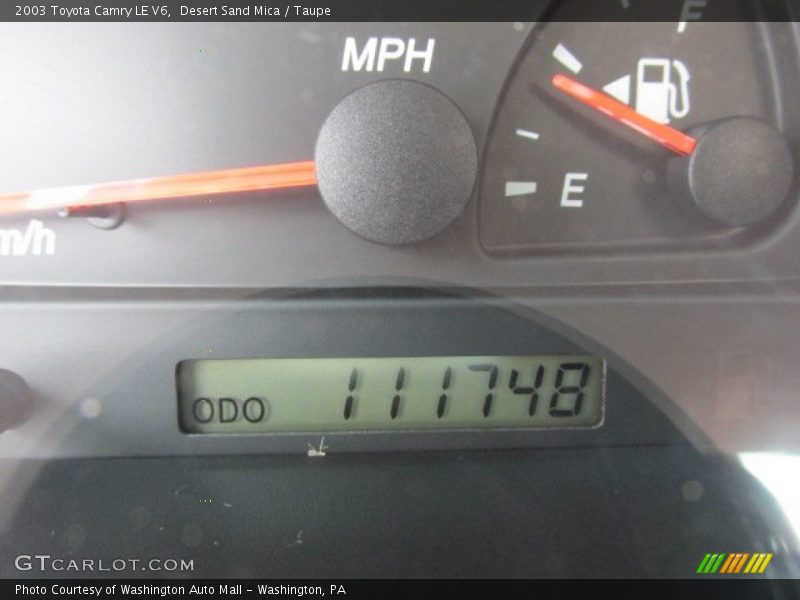 Desert Sand Mica / Taupe 2003 Toyota Camry LE V6