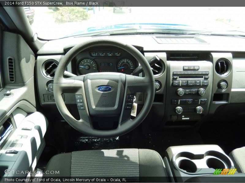 Blue Flame / Black 2014 Ford F150 STX SuperCrew