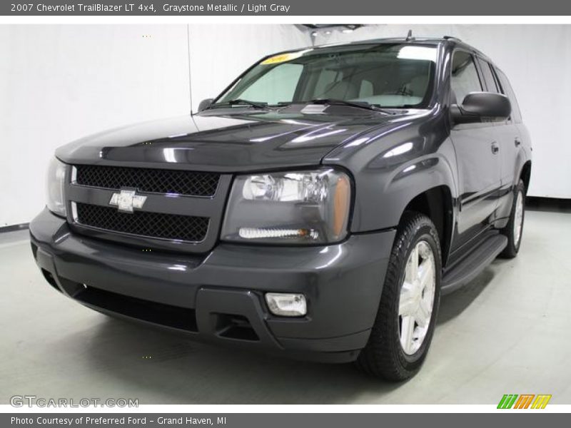 Graystone Metallic / Light Gray 2007 Chevrolet TrailBlazer LT 4x4