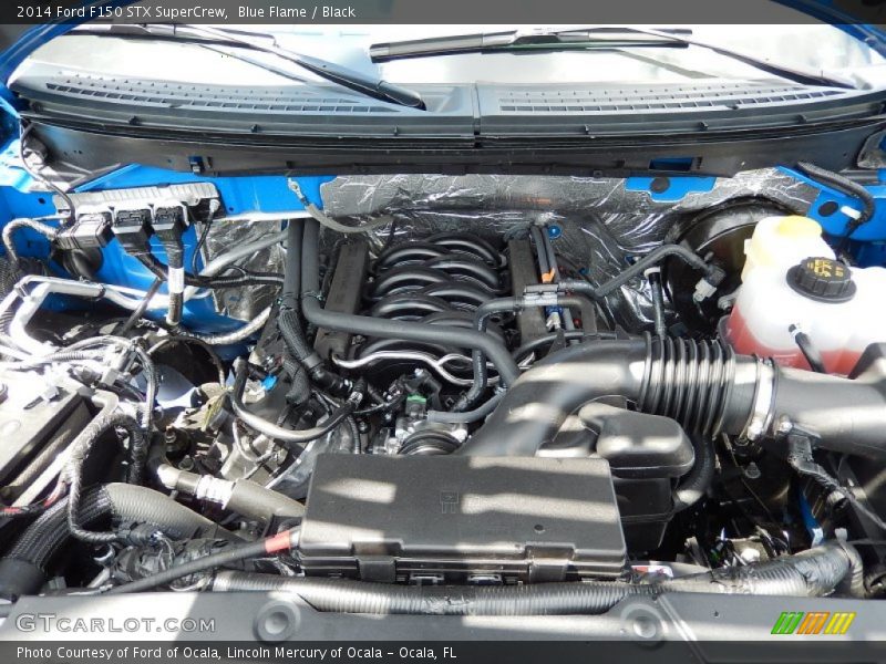 Blue Flame / Black 2014 Ford F150 STX SuperCrew