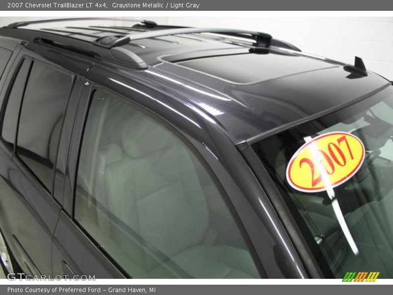 Graystone Metallic / Light Gray 2007 Chevrolet TrailBlazer LT 4x4