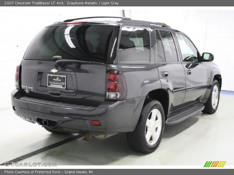 Graystone Metallic / Light Gray 2007 Chevrolet TrailBlazer LT 4x4
