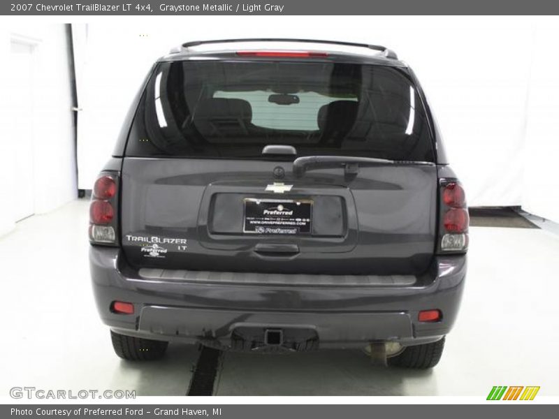 Graystone Metallic / Light Gray 2007 Chevrolet TrailBlazer LT 4x4