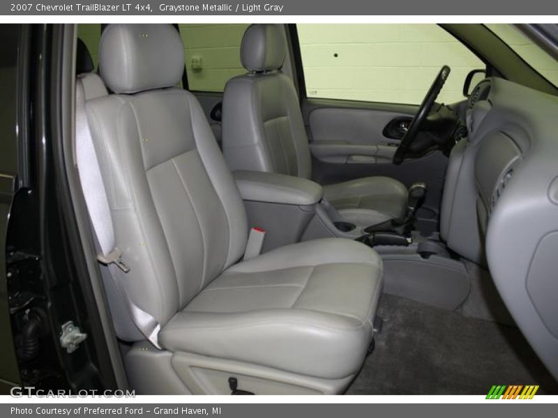 Graystone Metallic / Light Gray 2007 Chevrolet TrailBlazer LT 4x4