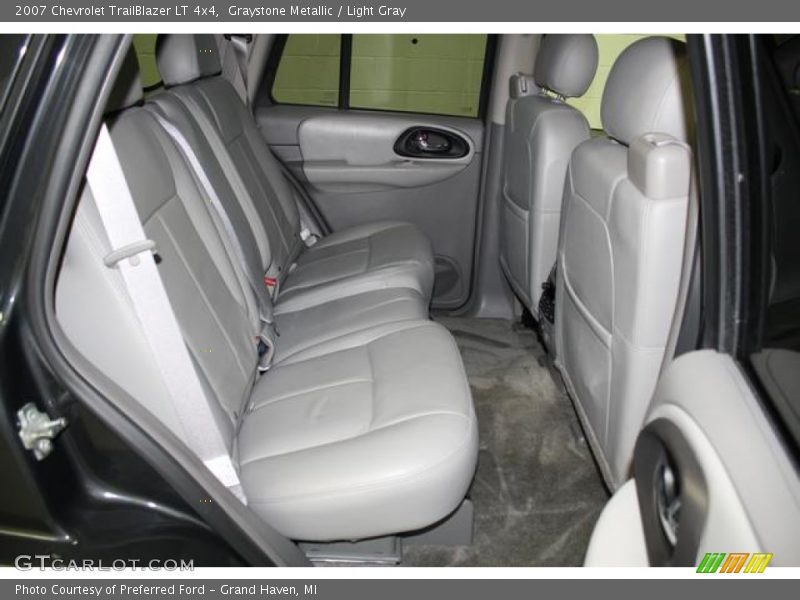 Graystone Metallic / Light Gray 2007 Chevrolet TrailBlazer LT 4x4