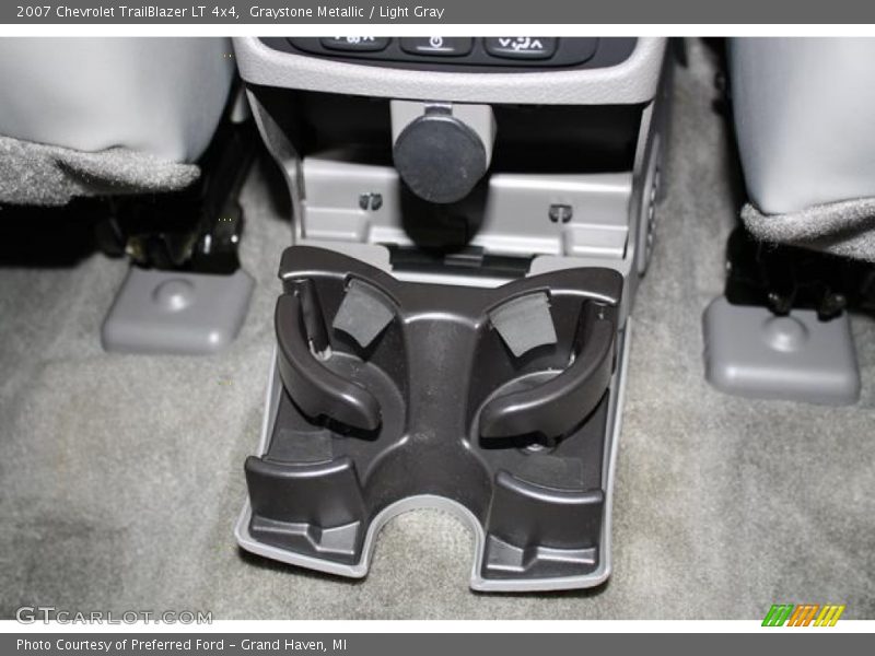 Graystone Metallic / Light Gray 2007 Chevrolet TrailBlazer LT 4x4