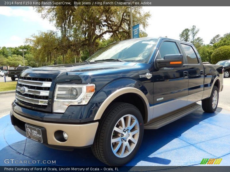 Blue Jeans / King Ranch Chaparral/Pale Adobe 2014 Ford F150 King Ranch SuperCrew