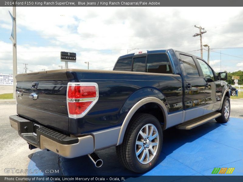 Blue Jeans / King Ranch Chaparral/Pale Adobe 2014 Ford F150 King Ranch SuperCrew