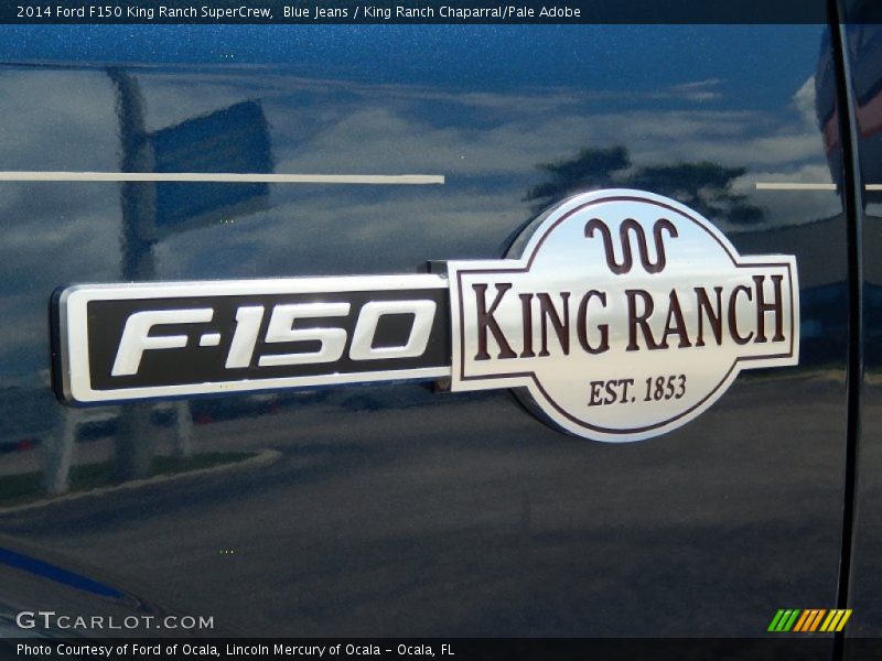 Blue Jeans / King Ranch Chaparral/Pale Adobe 2014 Ford F150 King Ranch SuperCrew